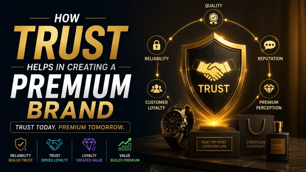 How trust helps in creating a premium brand