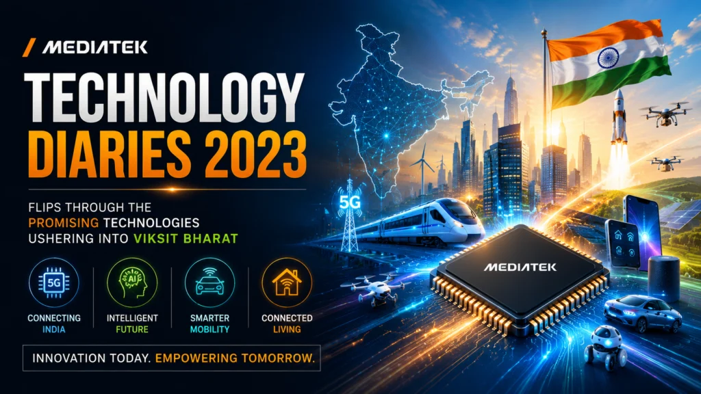 MediaTek technology diaries 2023 flips through the promising technologies ushering into Viksit Bharat