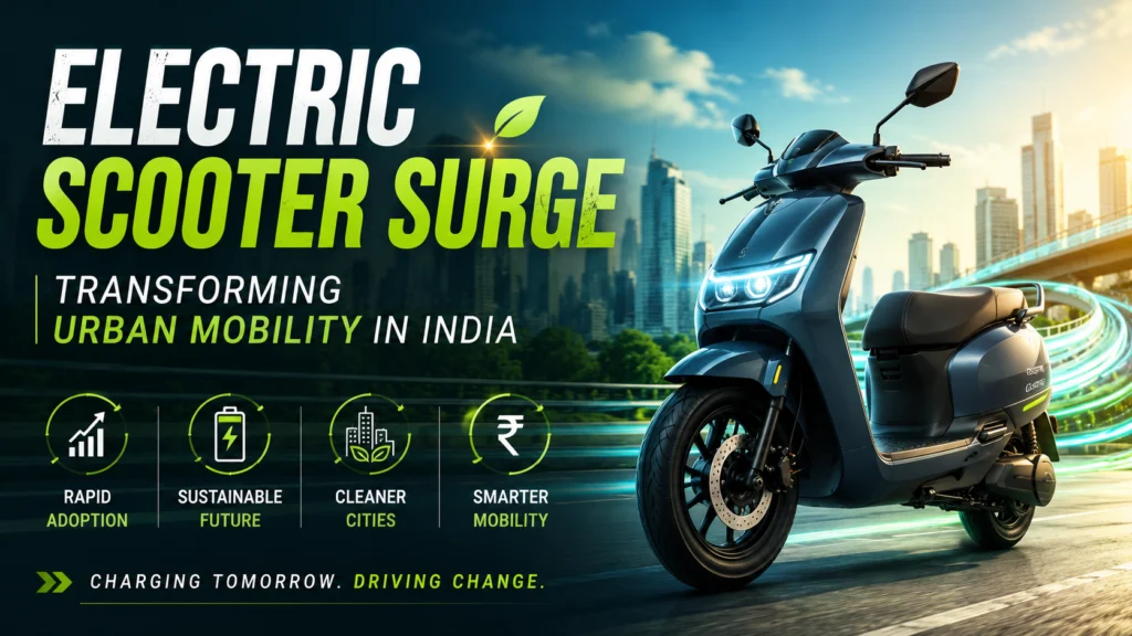 Electric Scooter Surge: Transforming Urban Mobility in India