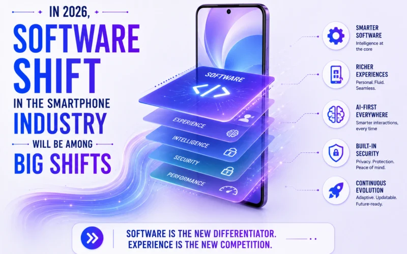 In 2026 Software Shift in the Smartphone industry will be among big shifts