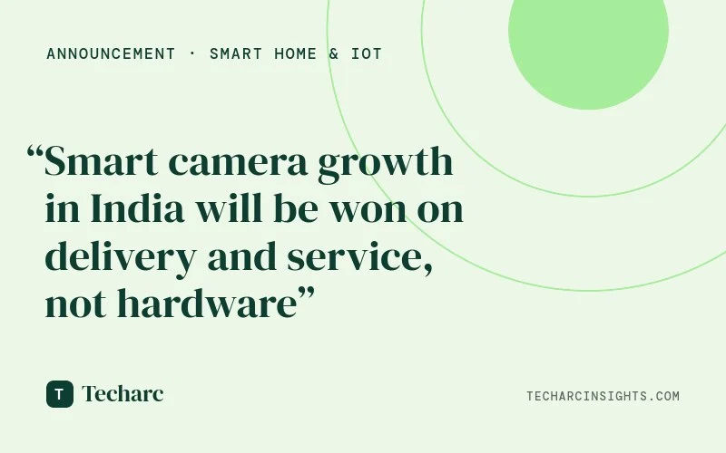 India’s Smart Camera Boom Is Being Held Back by Delivery and Service, Not the Cameras, Techarc Study Finds