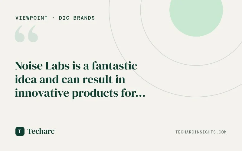 Noise Labs is a fantastic idea and can result in innovative products for consumers