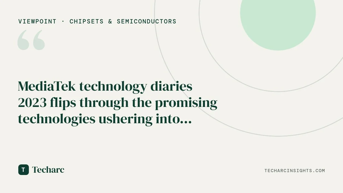 MediaTek technology diaries 2023 flips through the promising technologies ushering into Viksit Bharat