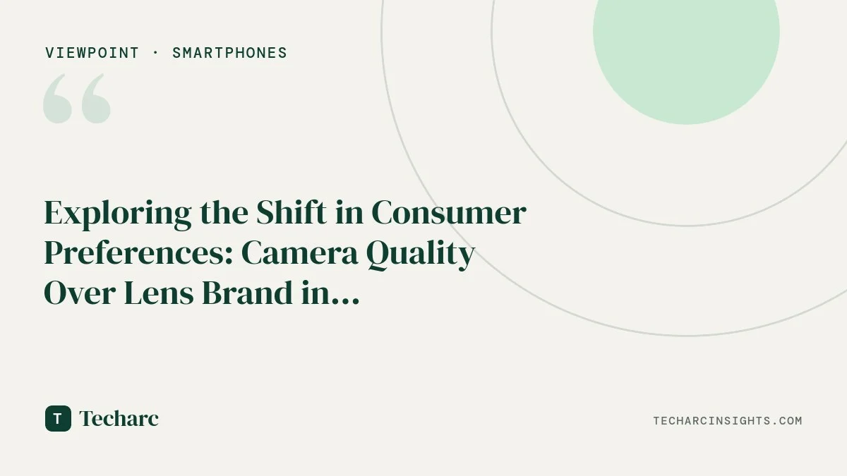 Exploring the Shift in Consumer Preferences: Camera Quality Over Lens Brand in Smartphone Photography
