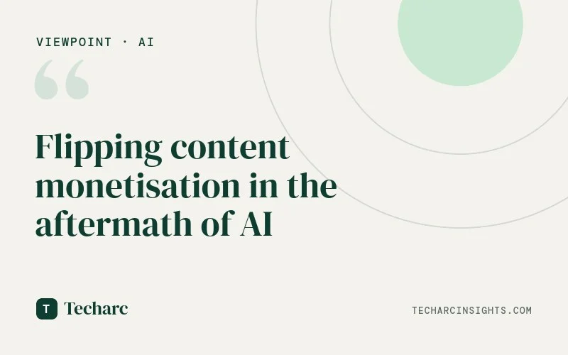 Flipping content monetisation in the aftermath of AI