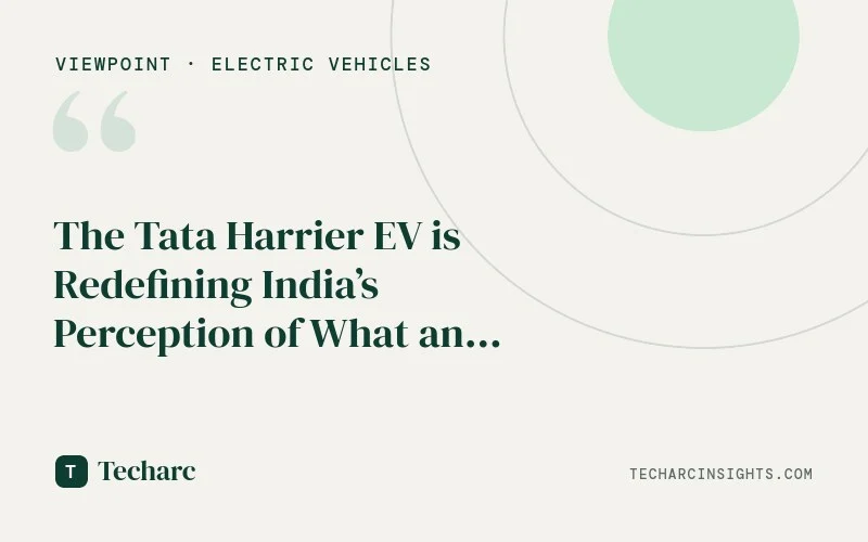 The Tata Harrier EV is Redefining India’s Perception of What an Electric SUV Can Be