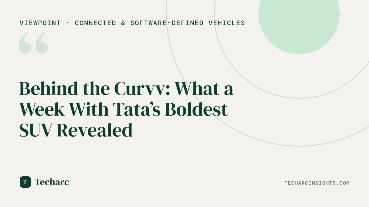 Behind the Curvv: What a Week With Tata’s Boldest SUV Revealed