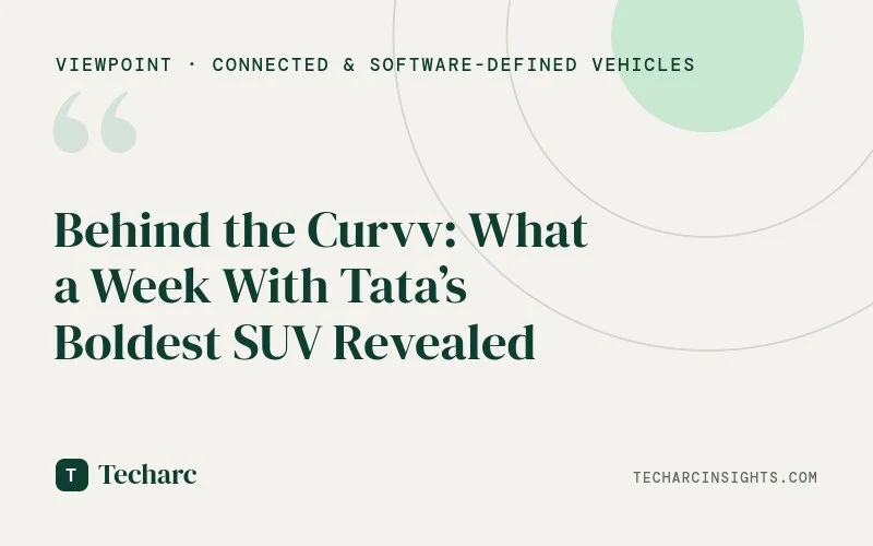 Behind the Curvv: What a Week With Tata’s Boldest SUV Revealed