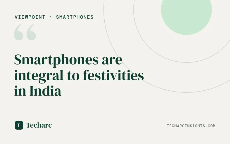 Smartphones are integral to festivities in India
