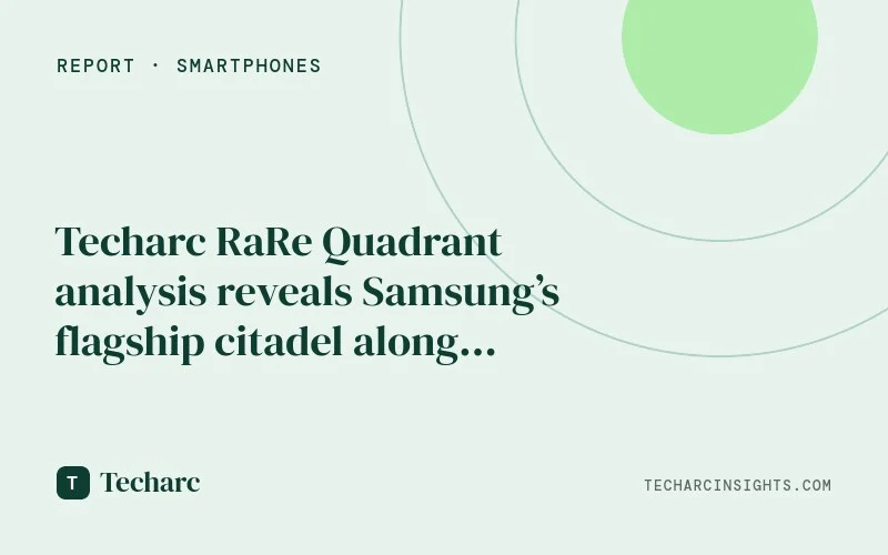 Techarc RaRe Quadrant analysis reveals Samsung’s flagship citadel along with need to recalibrate the volume portfolio
