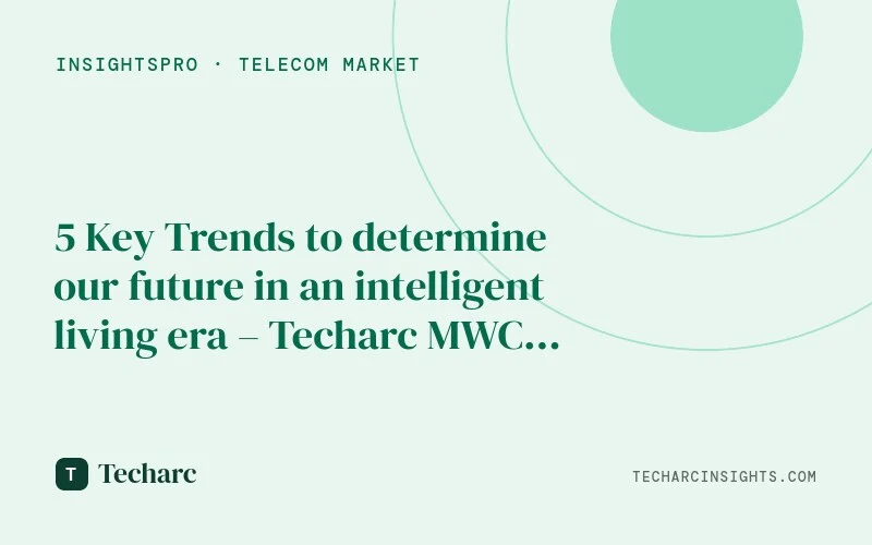 5 Key Trends to determine our future in an intelligent living era – Techarc MWC Barcelona 2026 takeaways 
